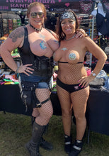 Load image into Gallery viewer, Sexy Reusable Round Flower Rhinestone Pasties