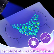 Load image into Gallery viewer, Sexy Rhinestone Glow in Dark Snow Flake Pasties