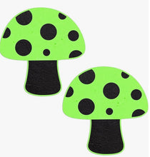 Load image into Gallery viewer, 4 Pairs Mushroom Top Pasties Nipple Covers Breasts Self Adhesive - Body Stickers, Lifestyle, Rave, Rally, Costume, Lingerie