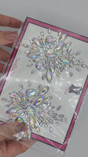 Load and play video in Gallery viewer, Two Piece Set Chest and Pasties Reusable Rhinestone Body Stickers & Pasties