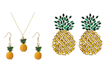 Load image into Gallery viewer, Right Side Up Pineapple Pasties and Jewelry Set