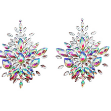 Load image into Gallery viewer, Sexy Reusable Rhinestone Pasties - Snow Flakes