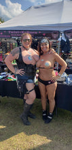 Load image into Gallery viewer, Set of (3) Reusable Sexy Rhinestone Body Stickers Pasties
