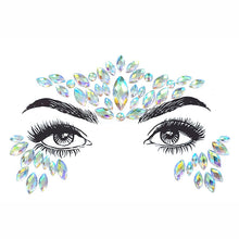 Load image into Gallery viewer, Set of (3) Reusable Sexy Rhinestone Body Stickers Pasties