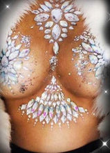 Load image into Gallery viewer, 2 Pairs Reusable Sexy Rhinestone Pasties Nipple Covers