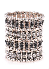 Load image into Gallery viewer, ABecca's Fashion Swarovski Crystal Stretch Bracelet - Clear