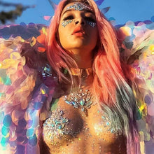 Load image into Gallery viewer, Reusable Rhinestone Body Stickers and Pasties