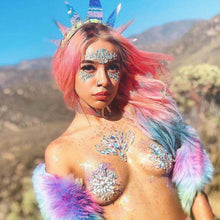 Load image into Gallery viewer, Reusable Rhinestone Body Stickers and Pasties