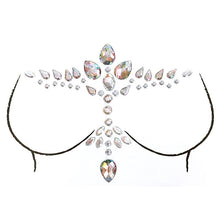 Load image into Gallery viewer, Set of (3) Reusable Sexy Rhinestone Body Stickers Pasties
