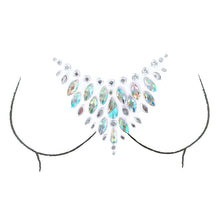 Load image into Gallery viewer, Reusable Chest & Neck Rhinestone Body Stickers w/ Body Glue for Reapplication