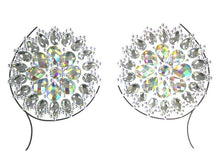 Load image into Gallery viewer, Sexy Reusable Round Flower Rhinestone Pasties
