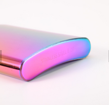 Load image into Gallery viewer, 8 oz Rainbow Stainless Steel Pineapple Flask Gift Box Set Funnel & Shot Glasses Metal