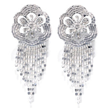 Load image into Gallery viewer, Stonefans A Pair Green Tassel Decor Nipple Cover Bra Stickers for Women Geometric Chest Nipple Pasties Chest Pad Body Chain Gift