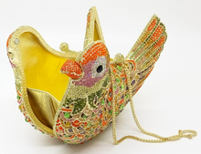 Load image into Gallery viewer, Rhinestone Bird Cocktail Evening Clutch (Several Colors)