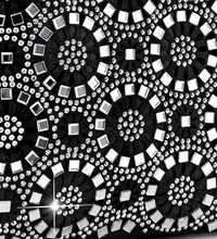 Load image into Gallery viewer, Sass Chick Circle Rhinestone Bling Crossbody Sling Bag Black