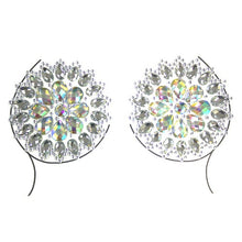 Load image into Gallery viewer, Round Reusable Rhinestone Pasties w/ Body Glue for Reapplication