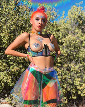Load image into Gallery viewer, Open Nipple Clear Rhinestone Pasties