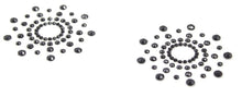 Load image into Gallery viewer, Open Nipple Black Rhinestone Pasties