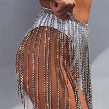 Load image into Gallery viewer, Rhinestone Short Skirt Sexy Belt Waist Chain