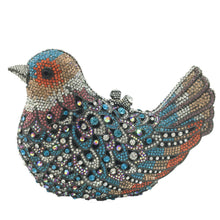 Load image into Gallery viewer, Rhinestone Bird Cocktail Evening Clutch (Several Colors)