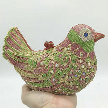Load image into Gallery viewer, Rhinestone Bird Cocktail Evening Clutch (Several Colors)