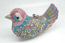 Load image into Gallery viewer, Rhinestone Bird Cocktail Evening Clutch (Several Colors)