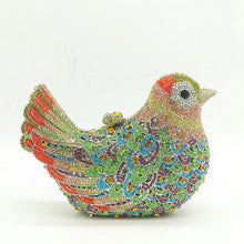 Load image into Gallery viewer, Rhinestone Bird Cocktail Evening Clutch (Several Colors)