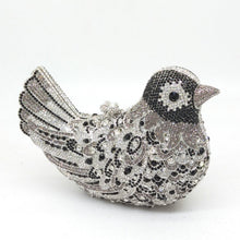 Load image into Gallery viewer, Rhinestone Bird Cocktail Evening Clutch (Several Colors)