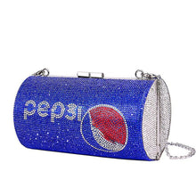 Load image into Gallery viewer, Rhinestone Pepsi and Sprite Cocktail Evening Clutch (3 Colors)