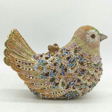 Load image into Gallery viewer, Rhinestone Bird Cocktail Evening Clutch (Several Colors)