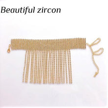 Load image into Gallery viewer, 2 piece Sexy Rhinestone Anklet Foot Accessory (Gold or Silver)