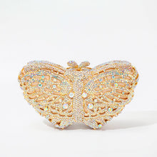 Load image into Gallery viewer, Rhinestone Butterfly Cocktail Evening Clutch (3 Colors)