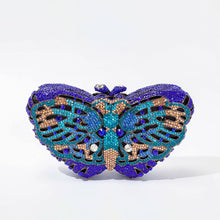 Load image into Gallery viewer, Rhinestone Butterfly Cocktail Evening Clutch (3 Colors)