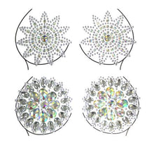 Load image into Gallery viewer, 2 Pairs Reusable Sexy Rhinestone Pasties Nipple Covers
