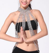 Load image into Gallery viewer, Sass Chick Best Seller! Blingy Belt Skirt's Matching Top/Necklace Body Jewelry