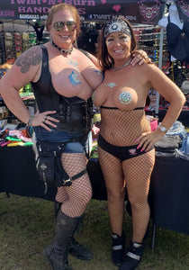 2 Pairs Reusable Sexy Rhinestone Pasties Nipple Covers