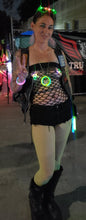 Load image into Gallery viewer, Reusable LED Light Up Rhinestone Pasties w/ Body Glue for Reapplication
