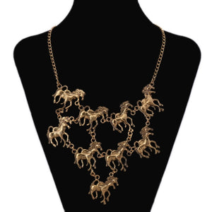 LZHLQ 2020 Fashion Rock Punk Skull Necklaces &amp; Pendants Statement Collares Necklace Vintage Pirate Skeleton Women Jewelry