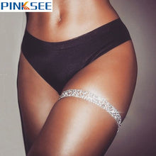 Load image into Gallery viewer, Chic and Sexy Rhinestone Crystal Thigh Garter - Body Jewelry
