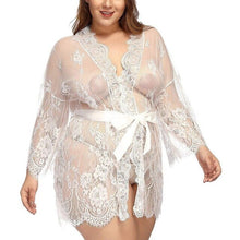 Load image into Gallery viewer, Sexy Lace Short Robe Lingerie Nightwear (Choose from many sizes and colors)
