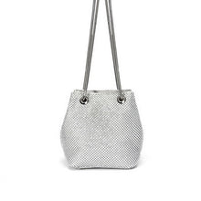 Load image into Gallery viewer, Sass Chick Original Small Rhinestone Bag W/ Metal Handles Crystal Bag (Multiple Colors)
