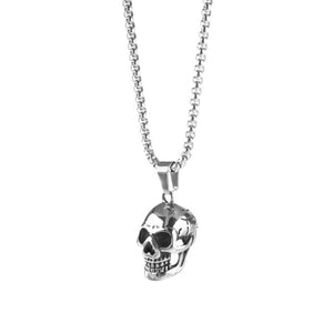 2021 Fashion Stainless Steel Skull Pendant Three-dimensional Pirate Skull Brand Pendant Necklace Halloween New Jewelry for Women