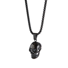 Load image into Gallery viewer, 2021 Fashion Stainless Steel Skull Pendant Three-dimensional Pirate Skull Brand Pendant Necklace Halloween New Jewelry for Women
