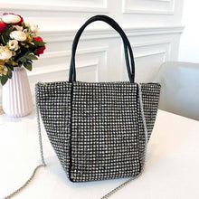 Load image into Gallery viewer, Sass Chick Original Tote W/ Rhinestone Handles Crystal Bag (Multiple Colors)
