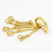 Load image into Gallery viewer, Halloween Bracelet Punk Exaggerated Ghost Hand Skull Metal Texture Double Finger Bracelet Female
