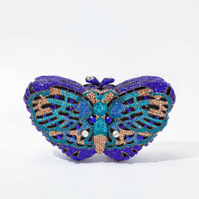 Load image into Gallery viewer, Rhinestone Butterfly Cocktail Evening Clutch (3 Colors)
