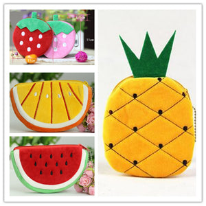 Pineapple and other Fruits Coin Bags (Several Options)