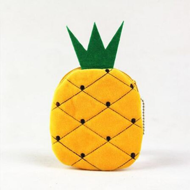 Pineapple and other Fruits Coin Bags (Several Options)