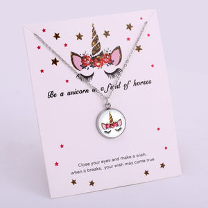 Pineapple Flamingos Summer Chain Necklaces Best Friends Women Girl's Jewelry Party Friendship Christmas Gift Drop Shipping