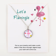 Load image into Gallery viewer, Pineapple Flamingos Summer Chain Necklaces Best Friends Women Girl&#39;s Jewelry Party Friendship Christmas Gift Drop Shipping
